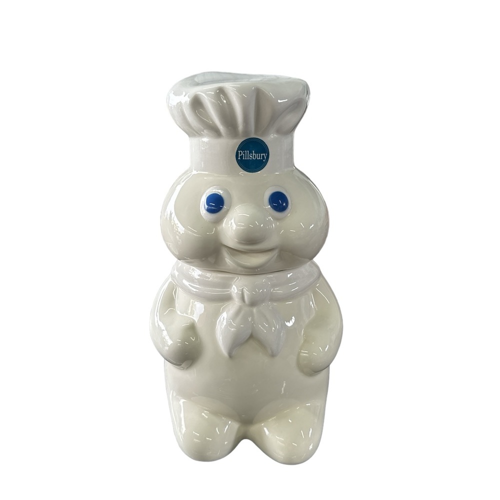 Vintage Pillsbury Doughboy Poppin' Fresh Collectible 1988 Ceramic Cookie Jar
